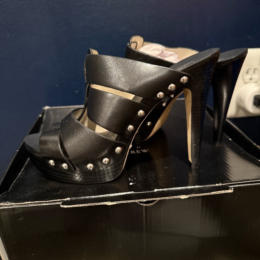 Michael Kors Black Studded Heels
